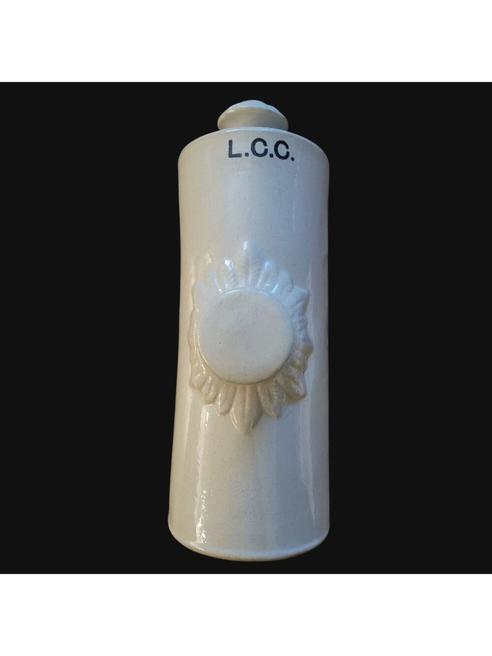 Antique Stoneware Hot Water Bottle Pig With Screw Cap L C C
